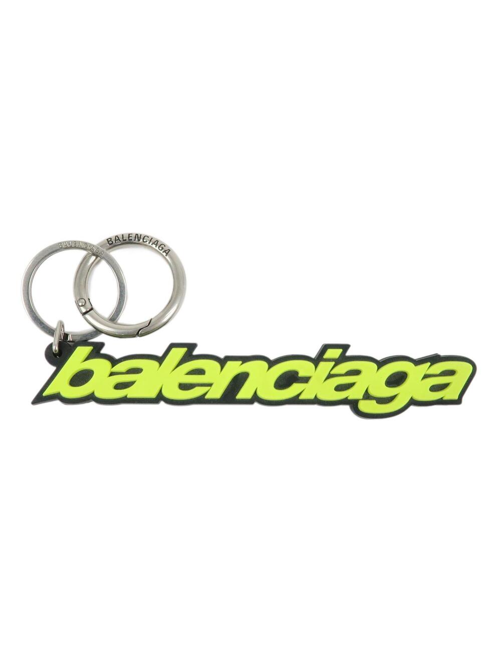 Balenciaga Logo Rubber Bag Charm Key #365136B18B